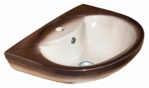 Раковина Rosa Комфорт чёрная Раковина Rosa Комфорт чёрная