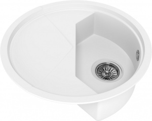 Дополнительная мойка KitKraken Stream White белая