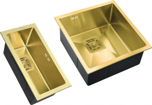 Мойка кухонная Zorg Inox Pvd SZR-44G/2344G bronze Мойка кухонная Zorg Inox Pvd SZR-44G/2344G bronze