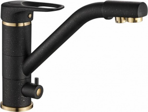 Смеситель Steel Hammer SH 321 BLACK BR для кухонной мойки