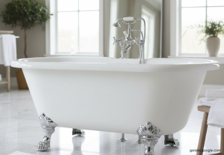 Как правильно установить ванну на ножках Как правильно установить ванну на ножках