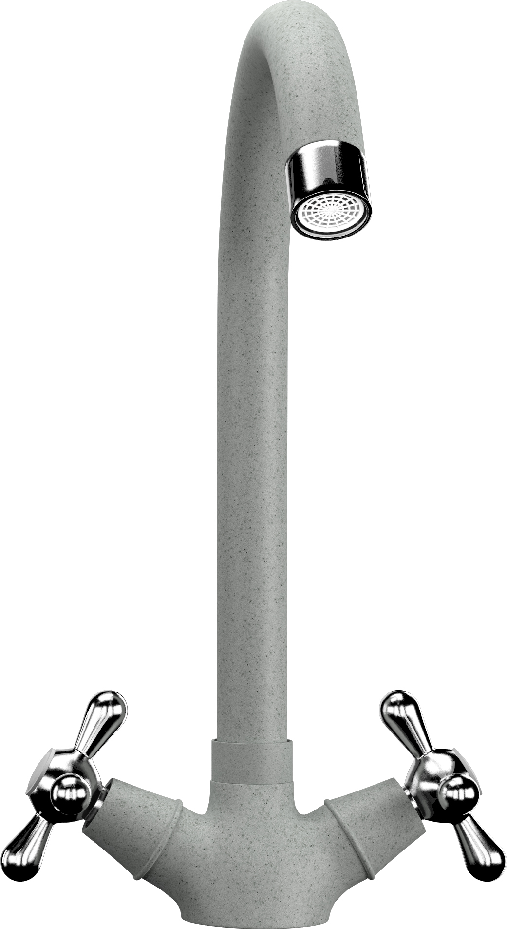 Смеситель EcoStone ES-07-310 серый для кухонной мойки