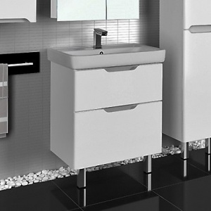 Тумба с раковиной Dreja.Eco Q Plus 70 белая Тумба с раковиной Dreja.Eco Q Plus 70 белая