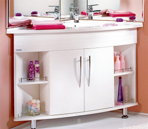 Тумба с раковиной Акватон Лас-Вегас 100 R угловая Тумба с раковиной Акватон Лас-Вегас 100 R угловая