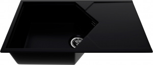 Мойка кухонная KitKraken Sea Black черная