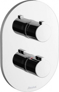 Термостат Ravak Chrome CR 063.00 С ВНУТРЕННЕЙ ЧАСТЬЮ для ванны с душем