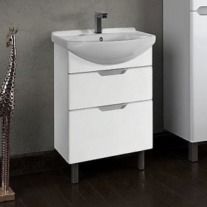 Тумба с раковиной Dreja.Eco Laguna Plus 65 белая Тумба с раковиной Dreja.Eco Laguna Plus 65 белая