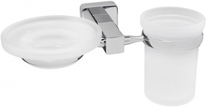 Стакан Wasserkraft Lippe K-6526 с мыльницей Стакан Wasserkraft Lippe K-6526 с мыльницей