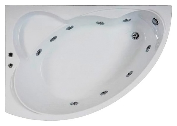 Акриловая ванна Bas Лагуна 170x120 см L с г/м