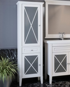 Шкаф-пенал Opadiris Палермо L белый Шкаф-пенал Opadiris Палермо L белый