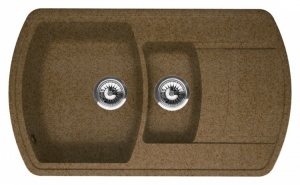 Мойка кухонная Florentina Нире 860К коричневый Мойка кухонная Florentina Нире 860К коричневый
