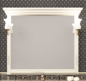 Зеркало Opadiris Риспекто 100 слоновая кость Зеркало Opadiris Риспекто 100 слоновая кость