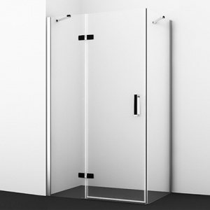 Душевой уголок Wasserkraft Aller 10H07LB black matt, 120x90 см