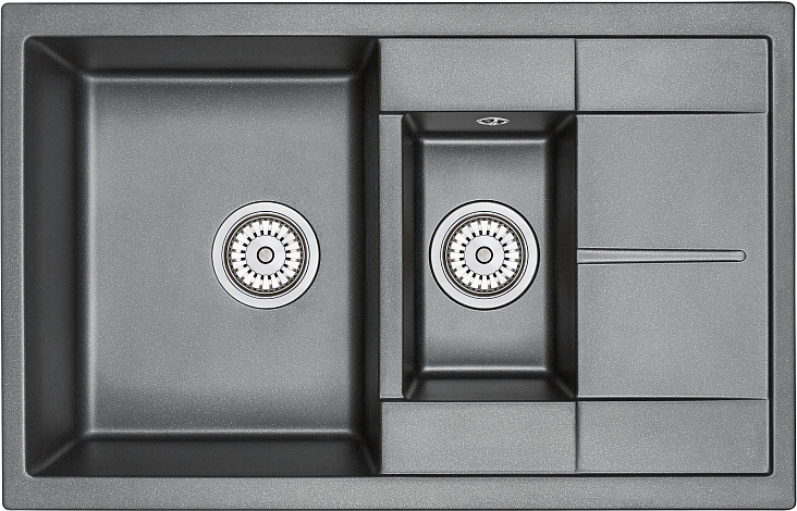 Мойка кухонная Granula GR-7802 шварц