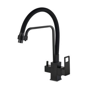 Смеситель для кухни Haiba HB76615-7, черный Смеситель для кухни Haiba HB76615-7, черный