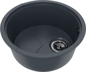 Мойка кухонная KitKraken Lake Graphite темно-cерая Мойка кухонная KitKraken Lake Graphite темно-cерая