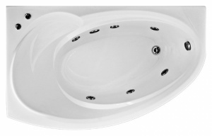 Акриловая ванна Bas Флорида 160x100 см L с г/м