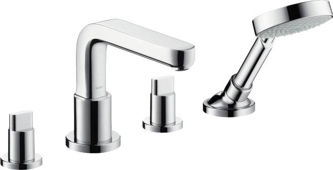 Смеситель Hansgrohe Metris S 31446000 на борт ванны