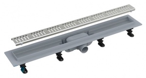 Душевой лоток AlcaPlast APZ10-Simple 850 с решеткой и опорами Душевой лоток AlcaPlast APZ10-Simple 850 с решеткой и опорами