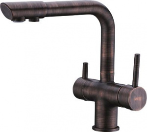 Смеситель Wasserkraft A8047 для кухонной мойки, темная бронза Смеситель Wasserkraft A8047 для кухонной мойки, темная бронза