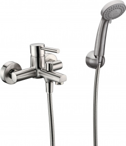 Смеситель Wasserkraft Wern 4201 для ванны с душем, матовый хром Смеситель Wasserkraft Wern 4201 для ванны с душем, матовый хром