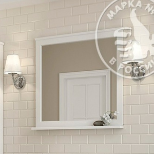 Зеркало Акватон Леон 65 дуб белый Зеркало Акватон Леон 65 дуб белый