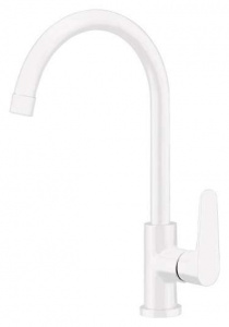 Смеситель Cezares Laconico C LL25-BLC для кухонной мойки, белый