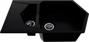 Мойка кухонная KitKraken Pond Black черная Мойка кухонная KitKraken Pond Black черная