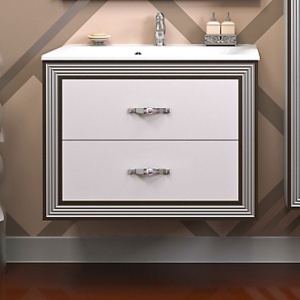 Тумба с раковиной Opadiris Карат 80 серебряная патина Тумба с раковиной Opadiris Карат 80 серебряная патина