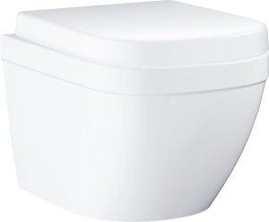 Унитаз подвесной Grohe Euro Ceramic 49см 39206000+39330001