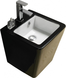 Рукомойник Melana 805-500VBW черно-белый Рукомойник Melana 805-500VBW черно-белый