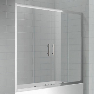 Шторка на ванну Cezares ECO-O-VF-2-170/145-C-Cr стекло прозрачное Шторка на ванну Cezares ECO-O-VF-2-170/145-C-Cr стекло прозрачное
