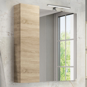 Зеркало-шкаф Comforty Тромсе 80 дуб сонома Зеркало-шкаф Comforty Тромсе 80 дуб сонома