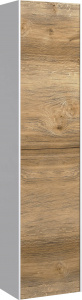 шкаф-пенал Aqwella 5 stars Mobi 35 белый, дуб балтийский