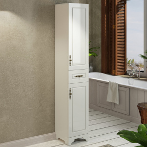 Шкаф-пенал Comforty Севилья 35 слоновая кость Шкаф-пенал Comforty Севилья 35 слоновая кость