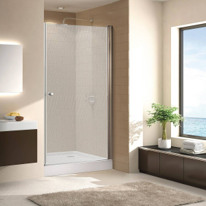 Душевая дверь в нишу Cezares Eco O B 1 95 P Cr стекло punto Душевая дверь в нишу Cezares Eco O B 1 95 P Cr стекло punto