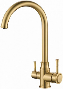 Смеситель Steel Hammer SH 763 INOX BRONZE PVD для кухонной мойки Смеситель Steel Hammer SH 763 INOX BRONZE PVD для кухонной мойки