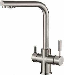 Смеситель Steel Hammer SH 552 SATIN для кухонной мойки Смеситель Steel Hammer SH 552 SATIN для кухонной мойки