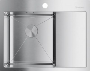 Мойка кухонная Omoikiri Akisame 65-IN-L нержавеющая сталь