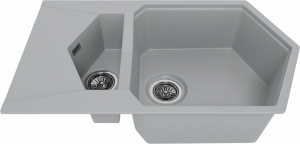 Мойка кухонная KitKraken Pond Grey серая Мойка кухонная KitKraken Pond Grey серая