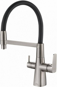 Смеситель Steel Hammer SH 818-6 SATIN для кухонной мойки Смеситель Steel Hammer SH 818-6 SATIN для кухонной мойки