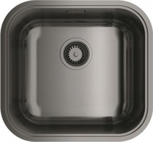 Мойка кухонная Omoikiri Omi 44-U/IF GM вороненая сталь Мойка кухонная Omoikiri Omi 44-U/IF GM вороненая сталь