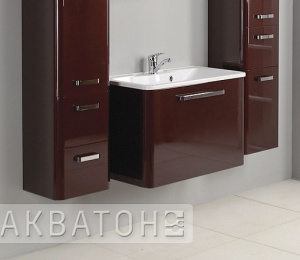 Тумба с раковиной Акватон Валенсия 75 гранат Тумба с раковиной Акватон Валенсия 75 гранат