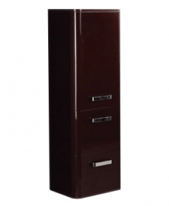 Шкаф-пенал Акватон Валенсия низкий R гранат