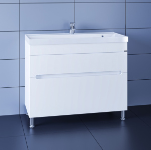 Тумба с раковиной СанТа Лондон (Classic) 100 напольная, 2 ящика