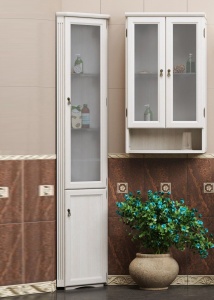 Шкаф-пенал Opadiris Клио 37 R светлое дерево, угловой Шкаф-пенал Opadiris Клио 37 R светлое дерево, угловой