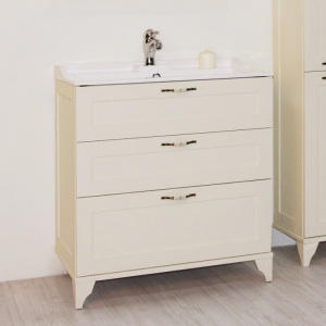 Тумба с раковиной Акватон Леон 80 Н дуб бежевый Тумба с раковиной Акватон Леон 80 Н дуб бежевый