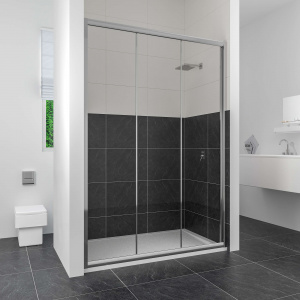 Душевая дверь в нишу RGW Classic CL-11 (1360-1410)х1850 профиль хром