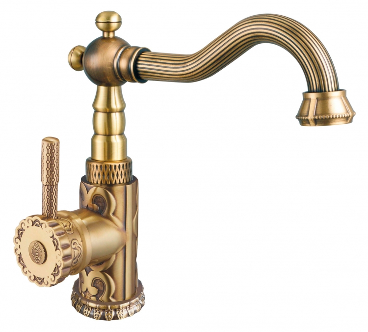 Смеситель Zorg Antic A 114U-BR для раковины