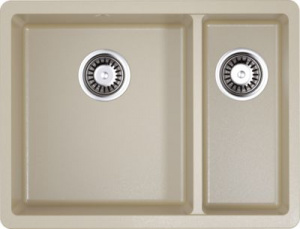 Мойка кухонная Omoikiri Kata 55-2-U-SA бежевая Мойка кухонная Omoikiri Kata 55-2-U-SA бежевая